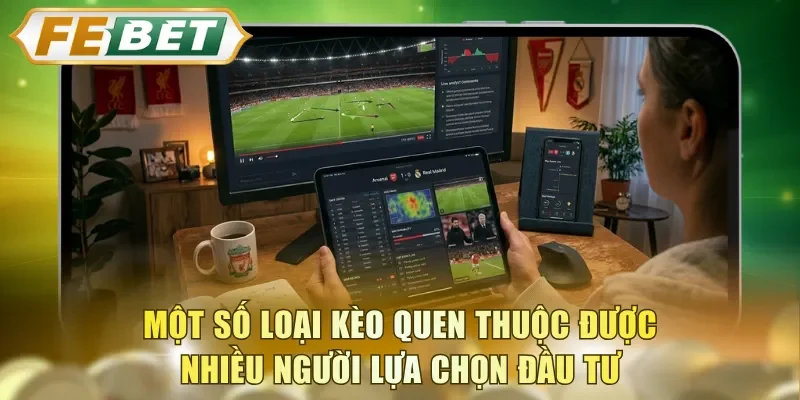 Một số loại kèo quen thuộc được nhiều người lựa chọn đầu tư